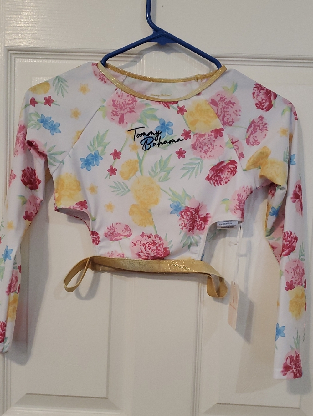 Tommy Bahama Girls Swim Top Size 10/12